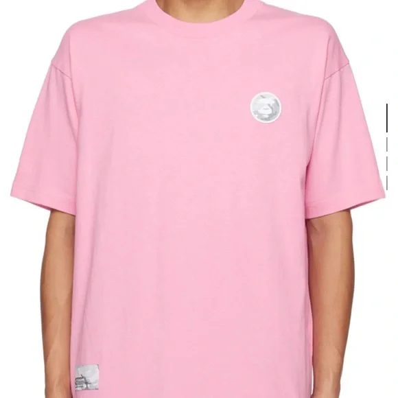 Bape | Tops | Aape By A Bathing Ape Pink Patch Tshirt | Poshmark